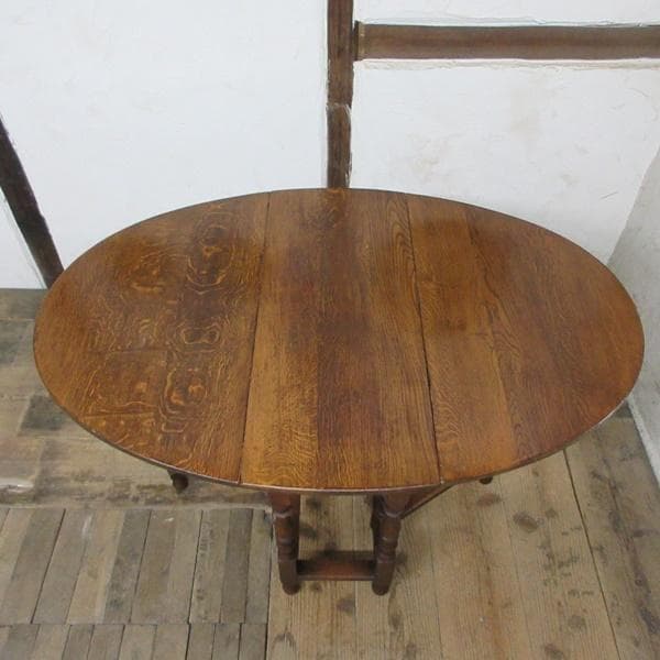 イギリス アンティーク 家具 ゲートレッグテーブル ダイニング 英国 6924d