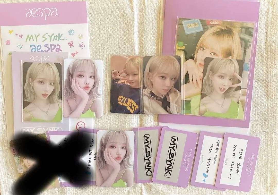 ウィンター トレカ セット my synk girls aespa mumo