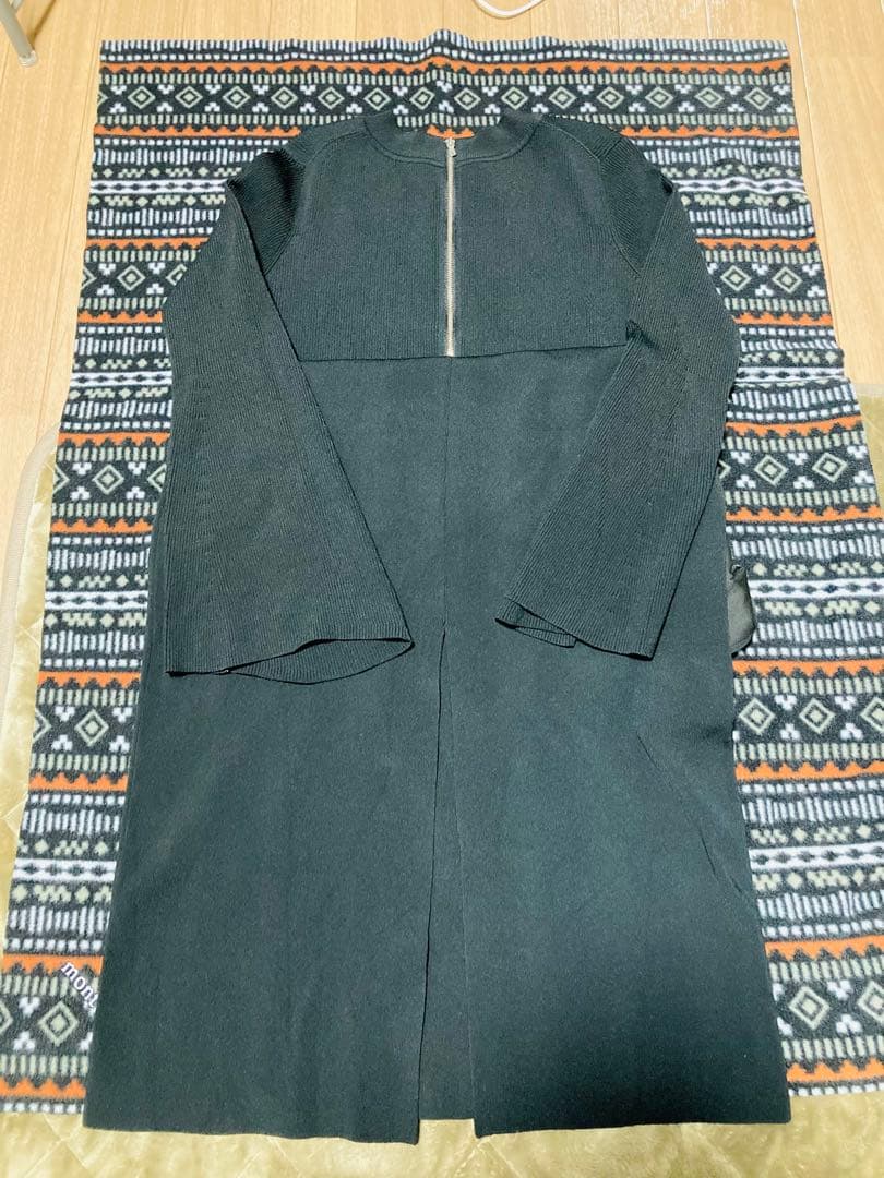 アダムエロペ　ペプラムコンビニットワンピース　ブラック　F 今期