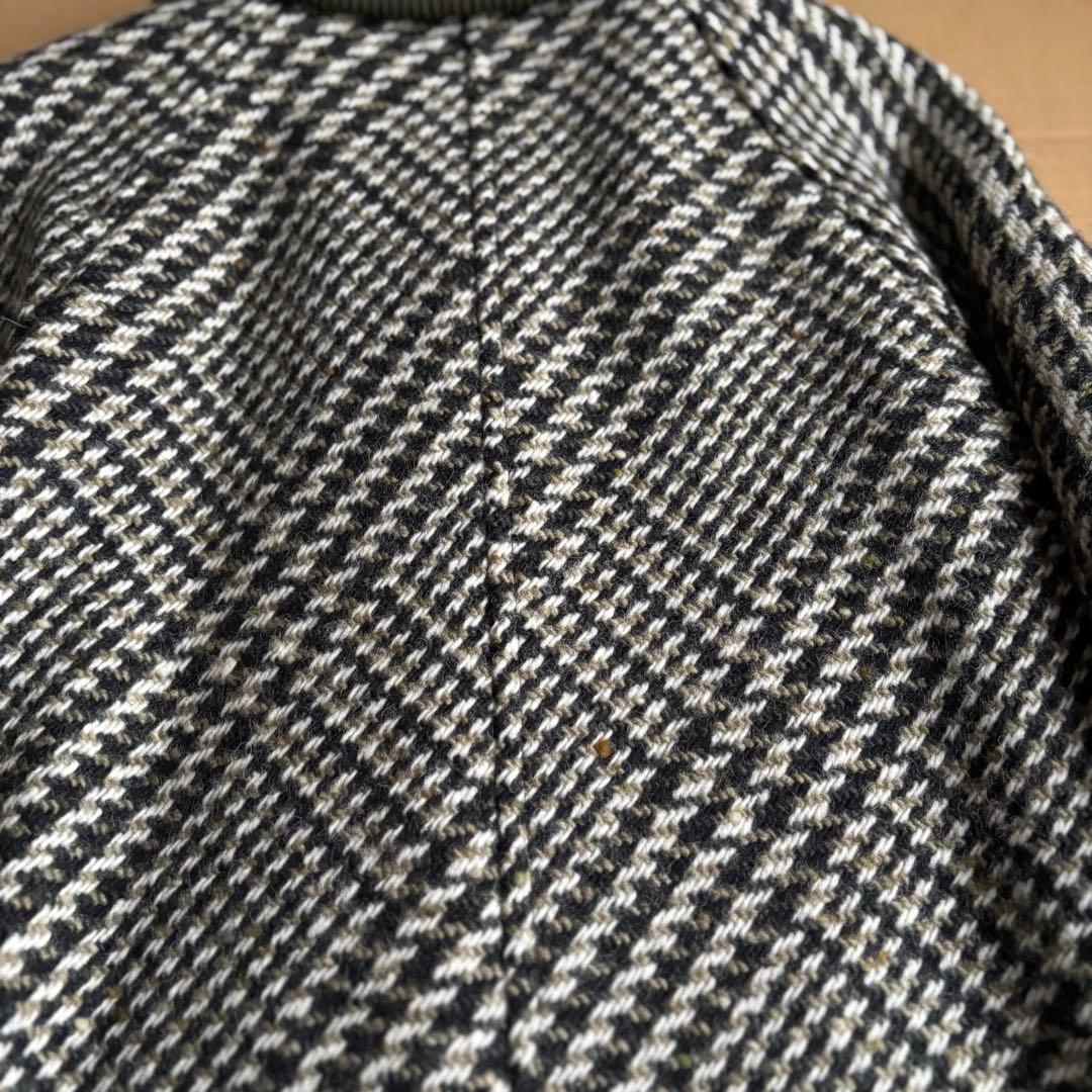 スキャパ　モスグリーン千鳥柄 コートとヒートテック2枚