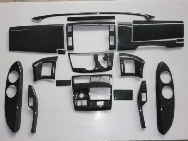 よっしー様 エスティマ50 黒木目インテリアパネル18p