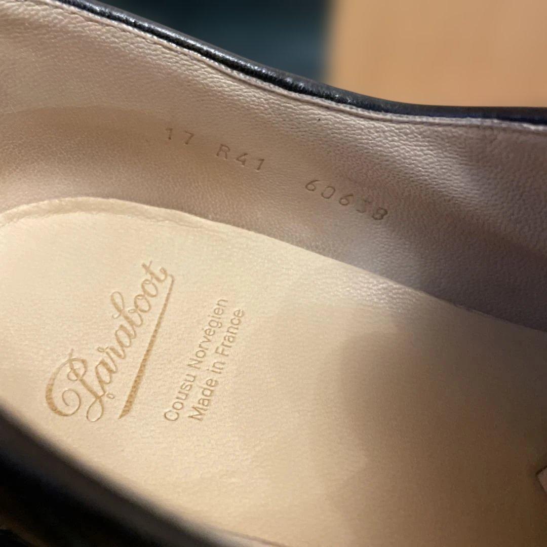 Paraboot パラブーツ ミカエル ブラックサイズ41 (25.5cm)