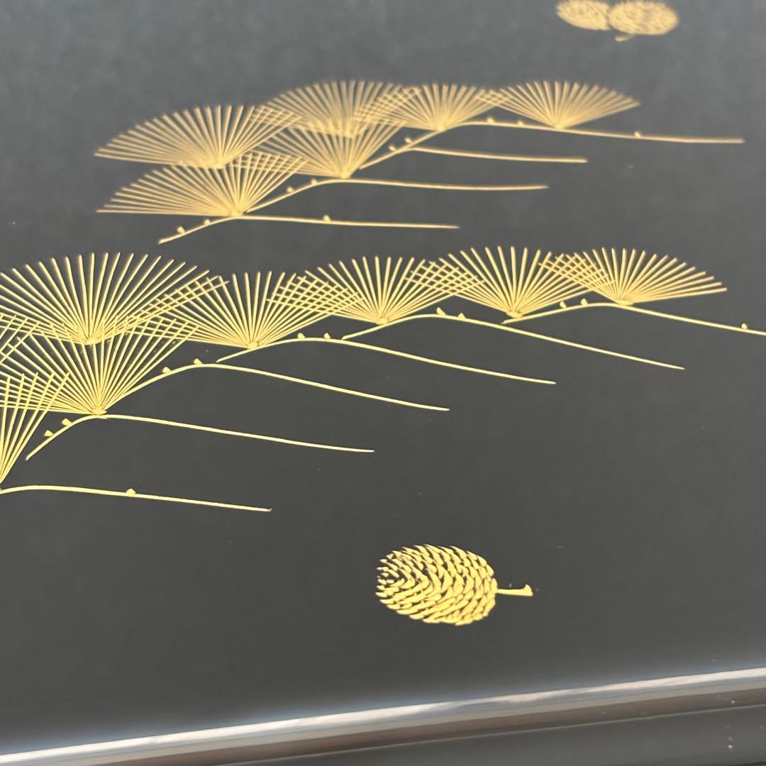 輪島塗 御重 能登輪島 松 二段重