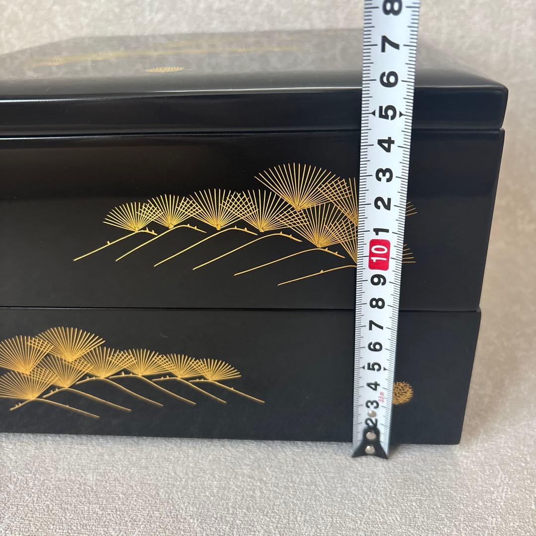 輪島塗 御重 能登輪島 松 二段重