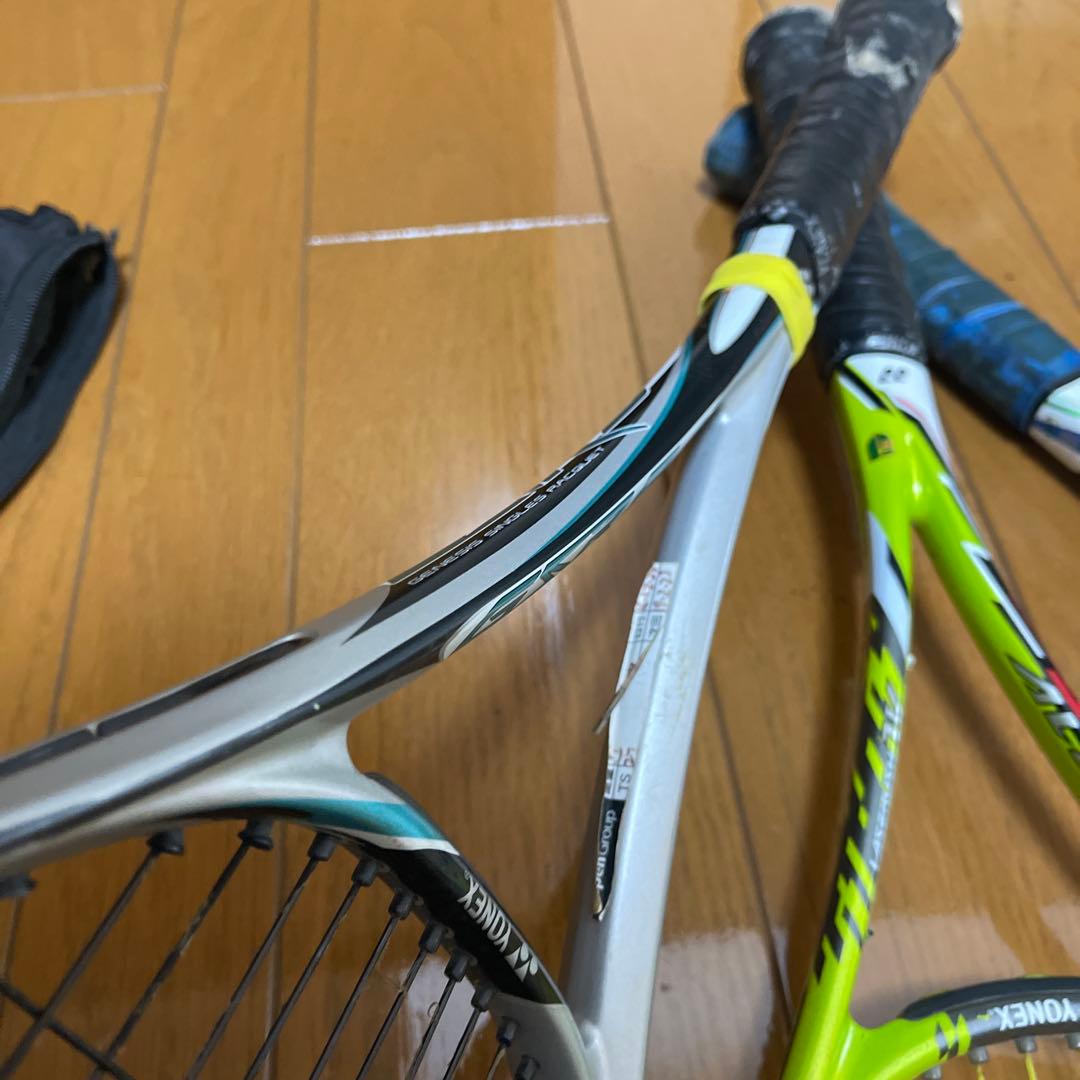 YONEXソフトテニスラケット3本セット