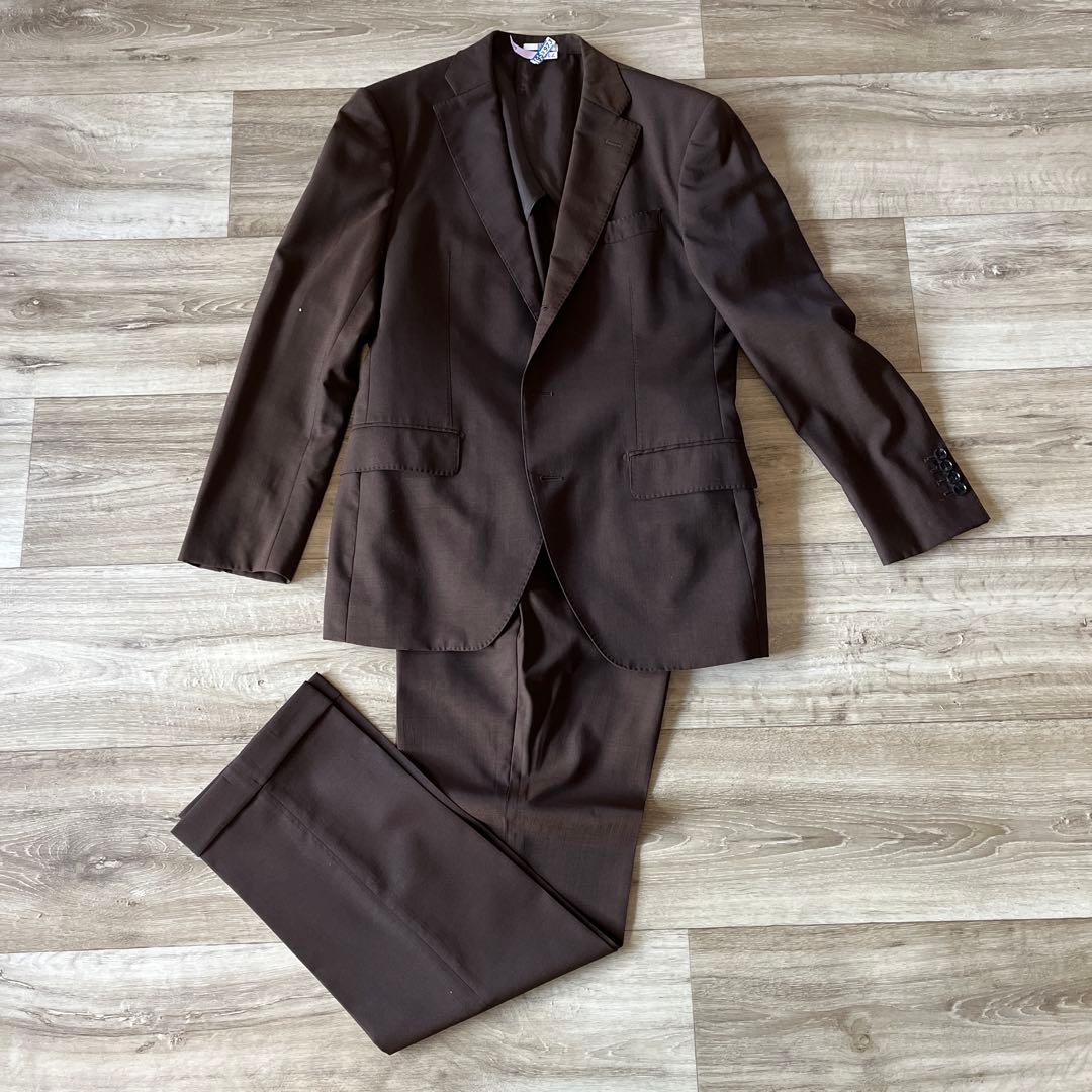 タイムセール　スーツセレクト　ブラウン スーツ LANIFICIO