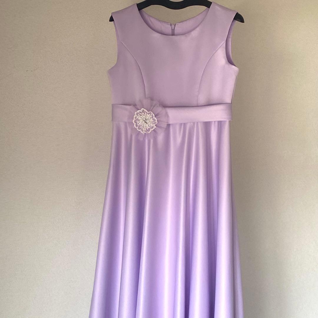 ドレス ラベンダーロングドレス 150cm 発表会