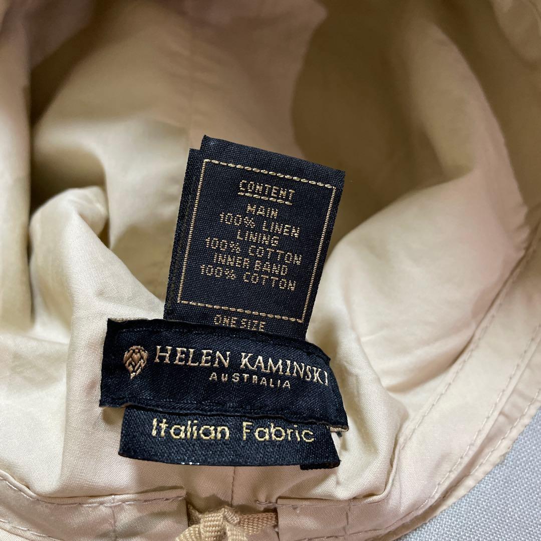 新品 ヘレンカミンスキー ハット リネン Anouska 麻100％