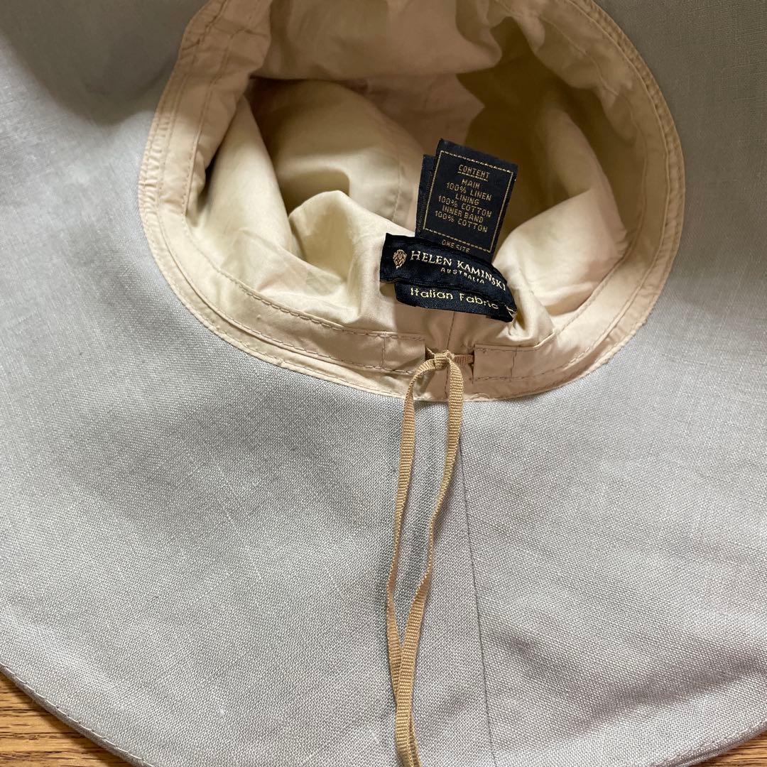 新品 ヘレンカミンスキー ハット リネン Anouska 麻100％
