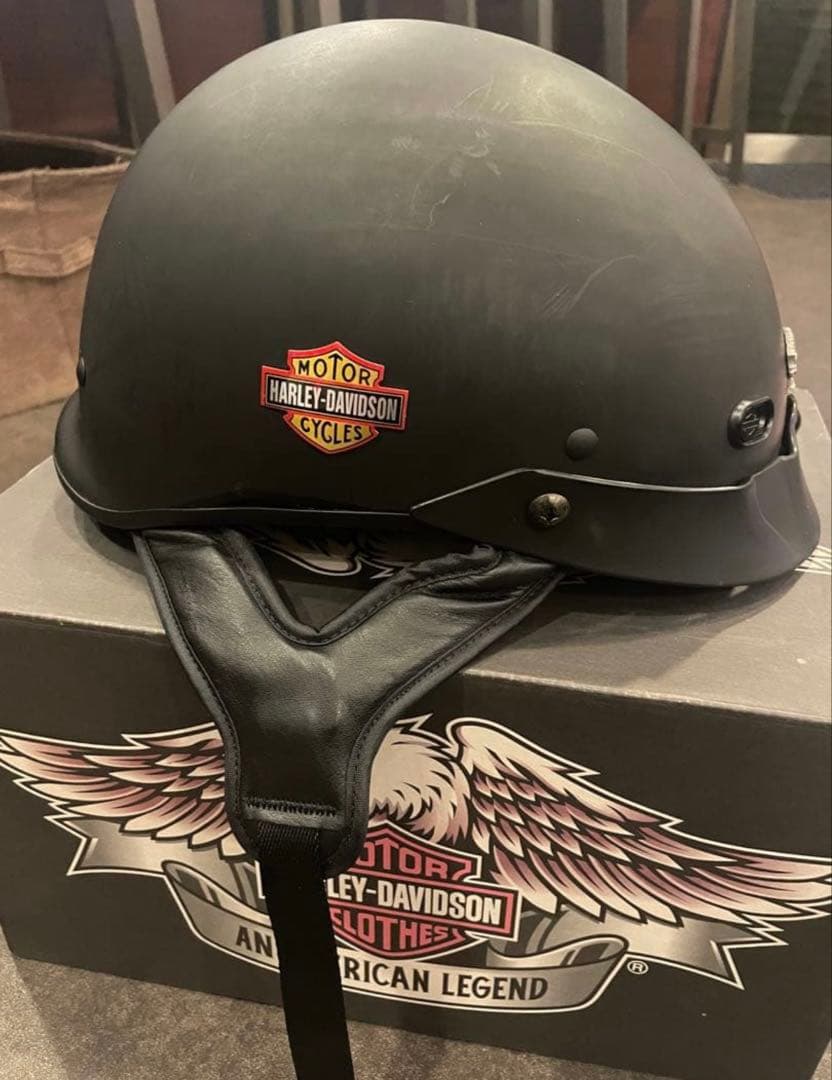 Harley-Davidson 半帽ヘルメット マットブラック