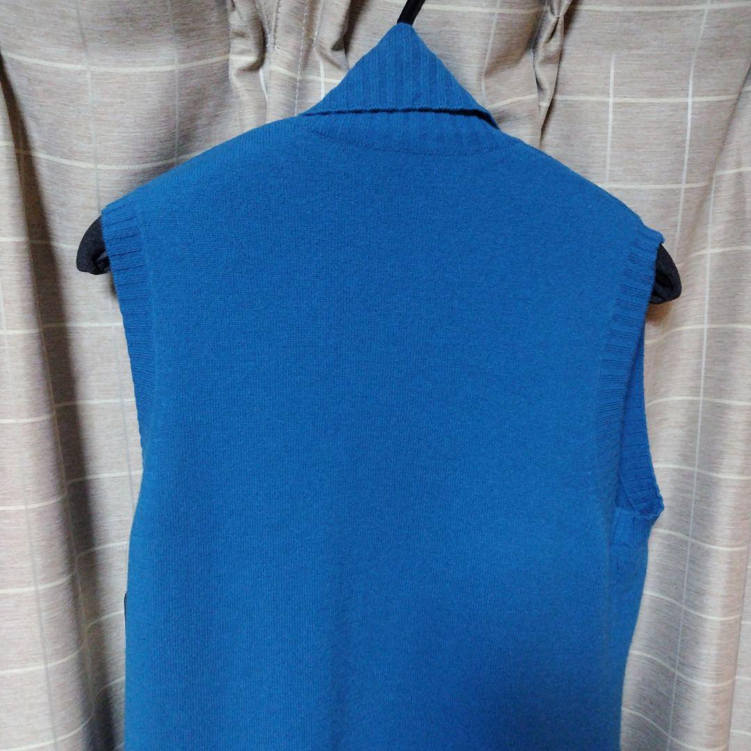 紫の香・アソシエ・カシミヤ100%ニットベスト＆ニットカーディガン