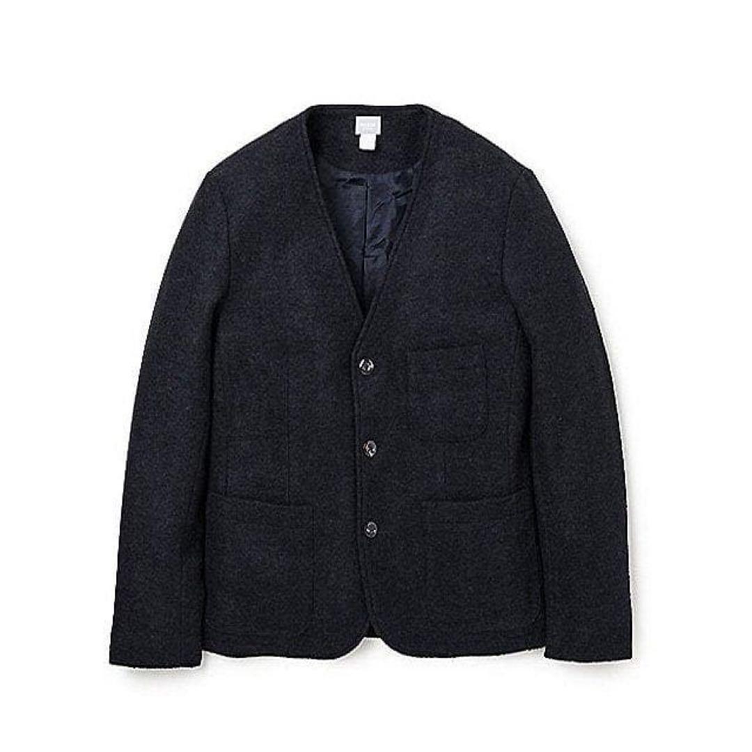 新品 DELUXE GALLERY ブークレー ノーカラー ジャケット