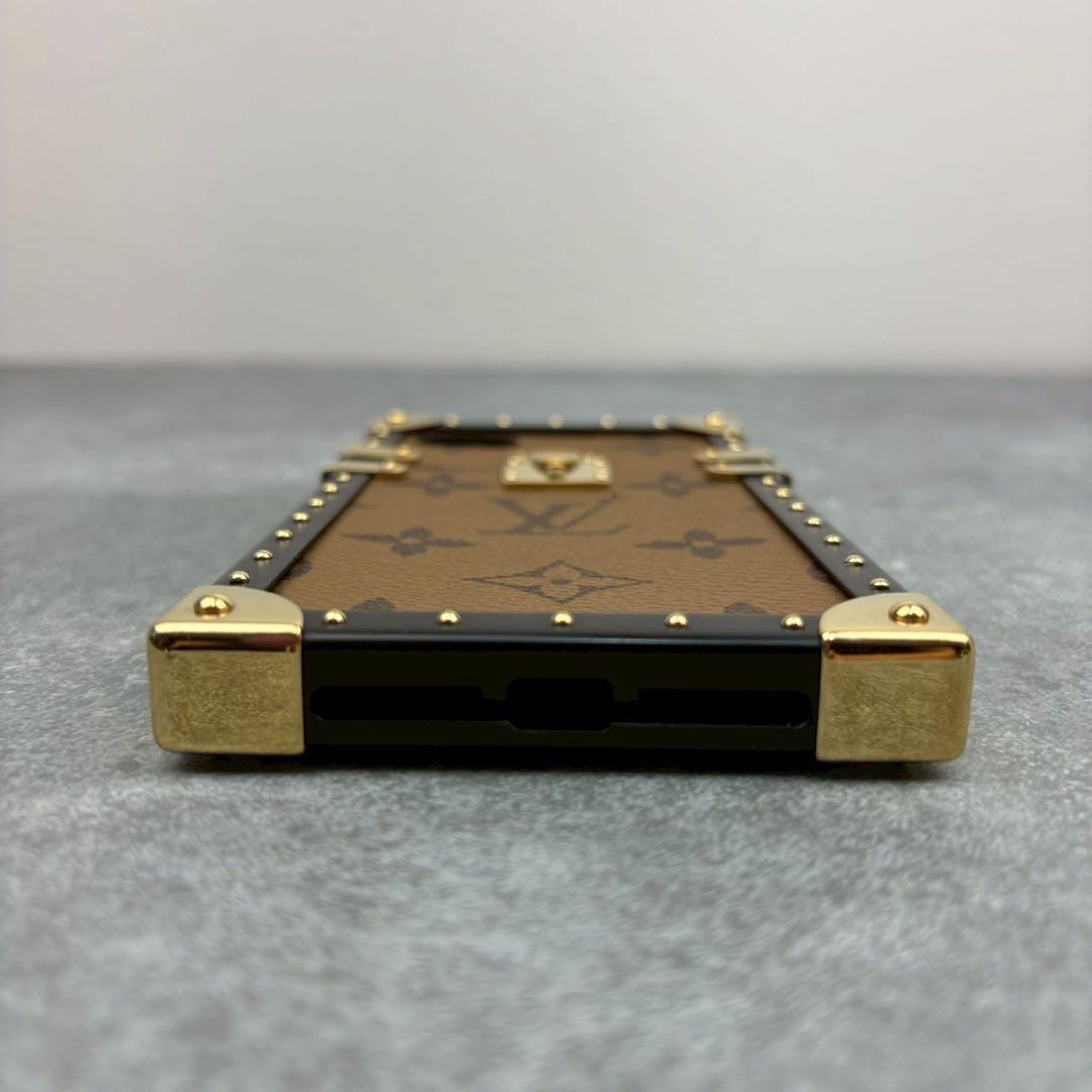 極美品 ルイヴィトン iPhone8 SE アイトランク リバース モノグラム