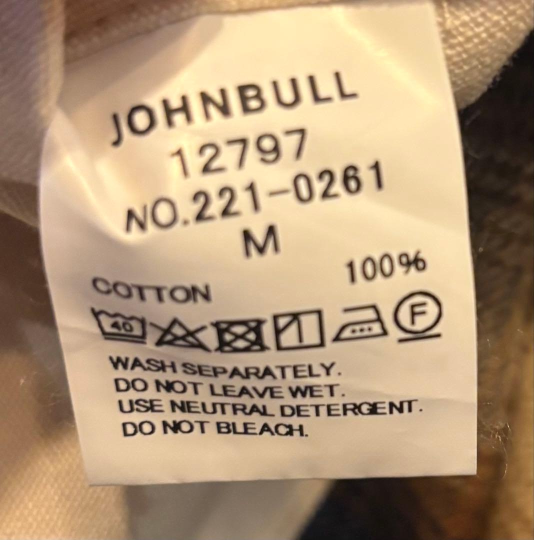 ジョンブル コットンカバーオール Mサイズ クリーム色