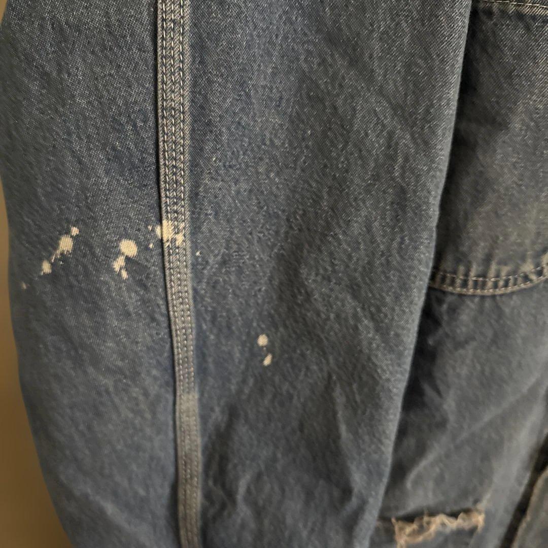 Dickies ブランケットデニムカバーオール　ディッキーズ フェード　ボロ