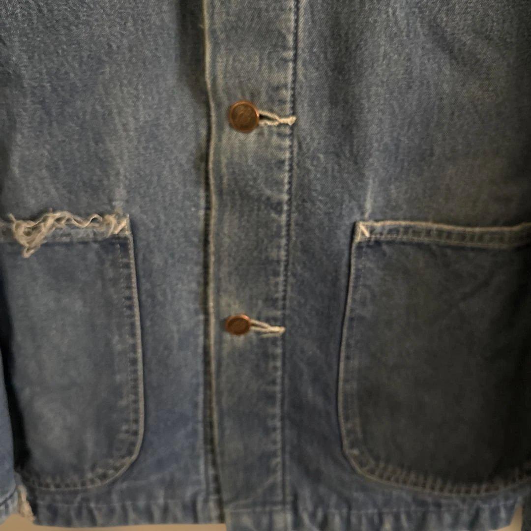 Dickies ブランケットデニムカバーオール　ディッキーズ フェード　ボロ