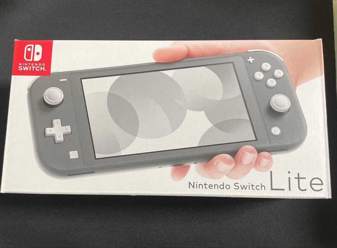 Nintendo Switch Lite グレー　ジャンク品　液晶凹みあり
