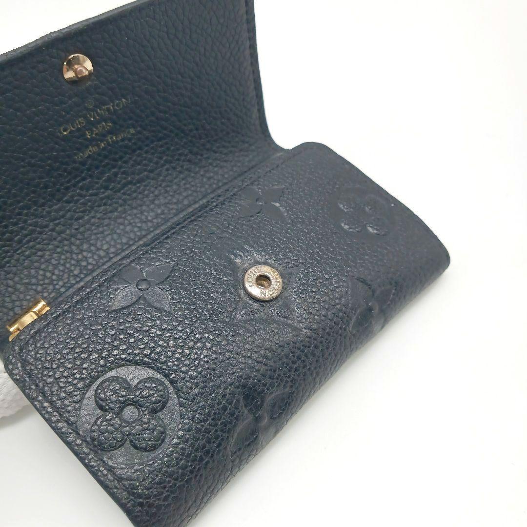 ルイヴィトン キーケース ミュルティクレ6 ブラック モノグラム アンプラント