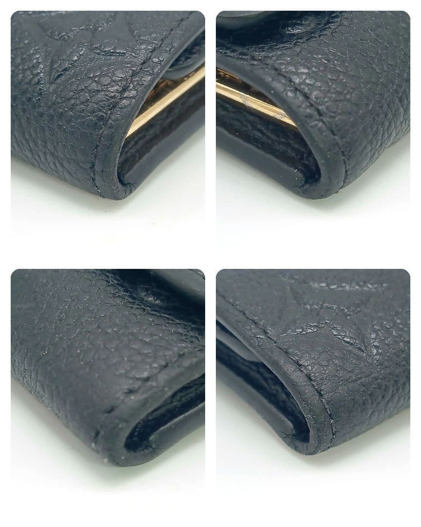 ルイヴィトン キーケース ミュルティクレ6 ブラック モノグラム アンプラント