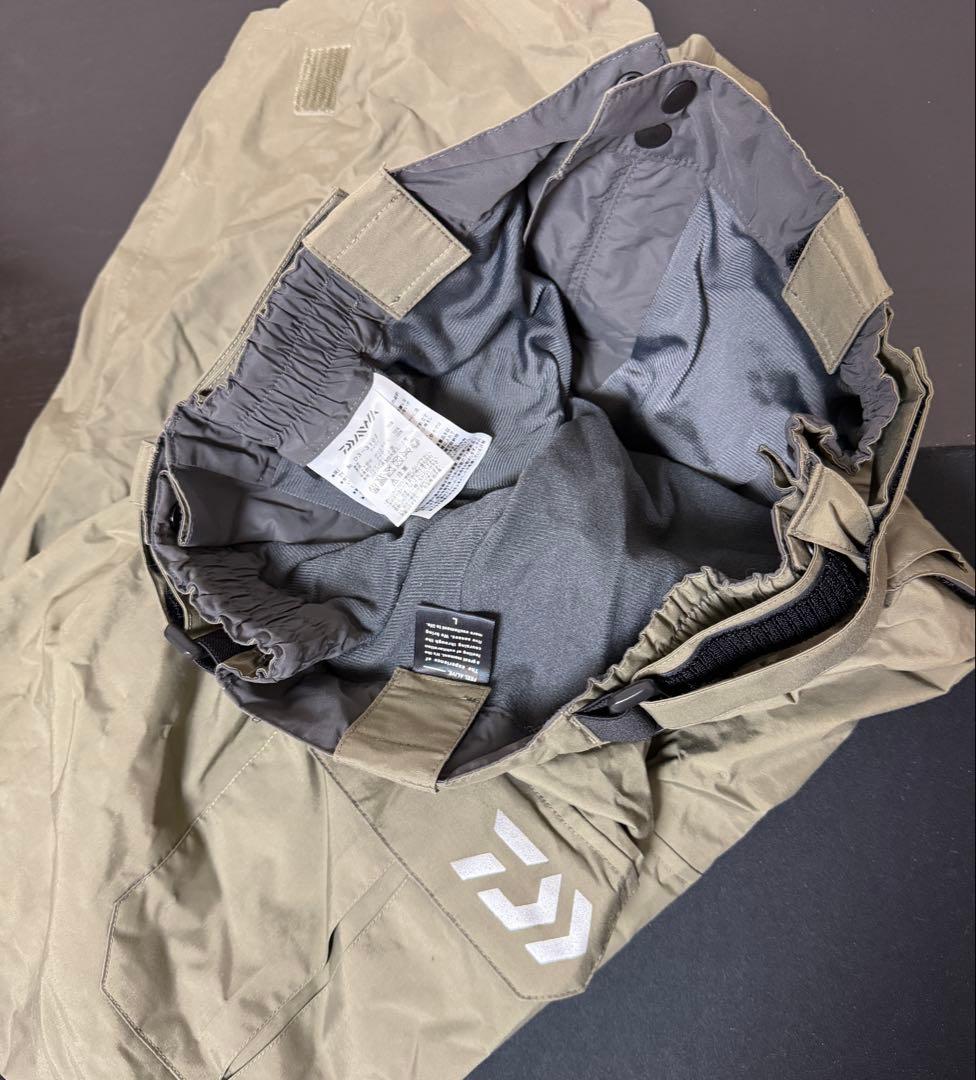 ダイワ　DAIWA ゴアテックス　防寒パンツ メンズL サスペンダー付