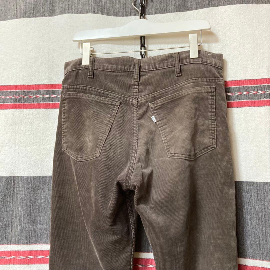 80sUSA製Levi’s519 コーデュロイパンツW34L30レアカラー 希少