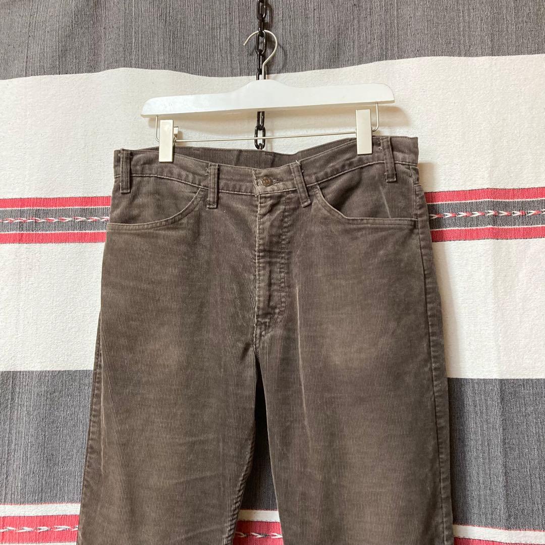 80sUSA製Levi’s519 コーデュロイパンツW34L30レアカラー 希少