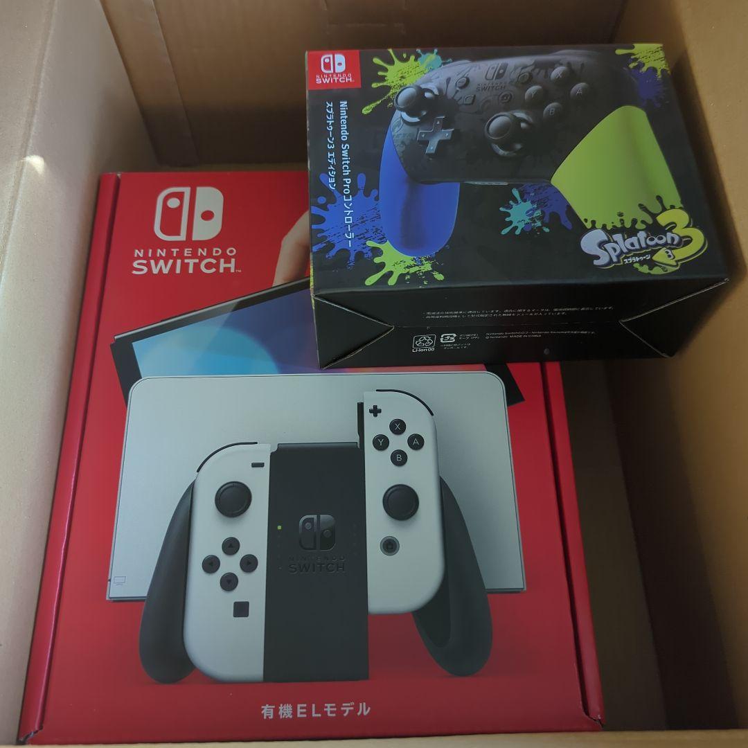 Switch本体有機EL JCホワイト＋プロコントローラー