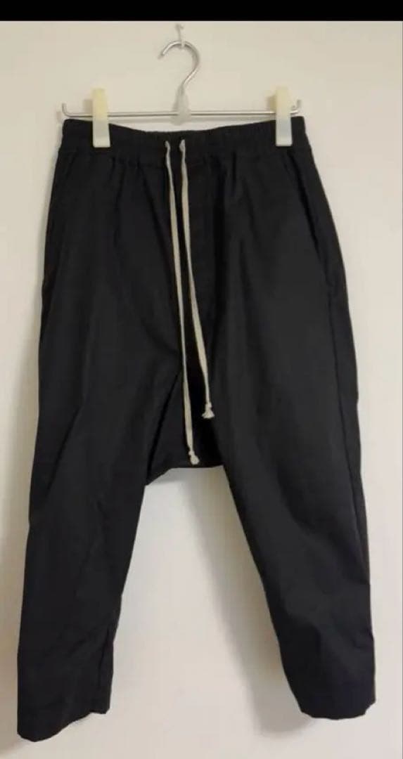 a*a様 リックオウエンス RICKOWENS クロップドパンツ 48 黒
