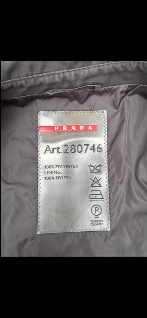 プラダスポーツ レディース ブルゾンスイングトップゴアテックス ブラックM