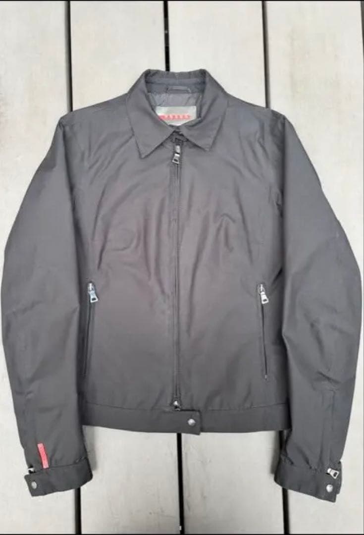 プラダスポーツ レディース ブルゾンスイングトップゴアテックス ブラックM