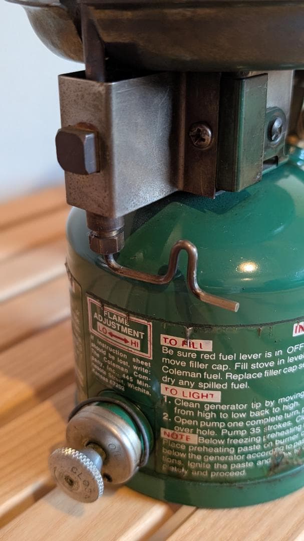 ビンテージ Coleman PEAK 1 ピークワン MODEL 576 収納缶