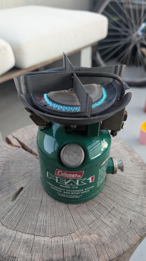 ビンテージ Coleman PEAK 1 ピークワン MODEL 576 収納缶