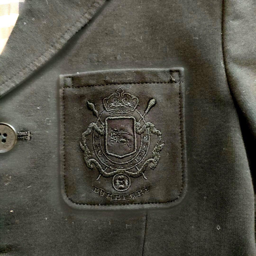 バーバリー フォーマルスーツ 120 卒園式 入学式 ノバチェック 黒