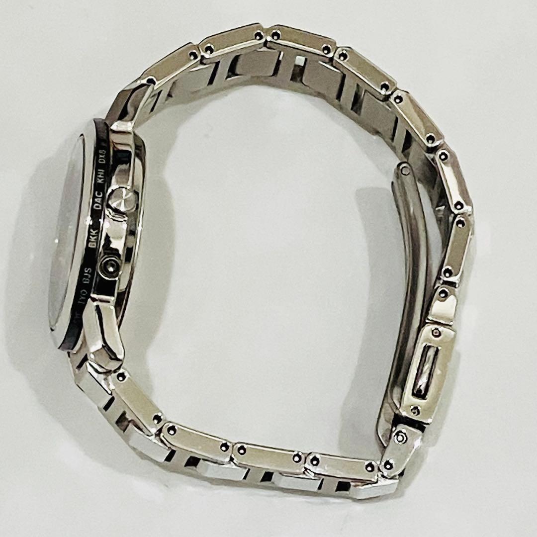 美品 セイコー ルキアSSQV081 チタン 電波ソーラー SEIKO 腕時計
