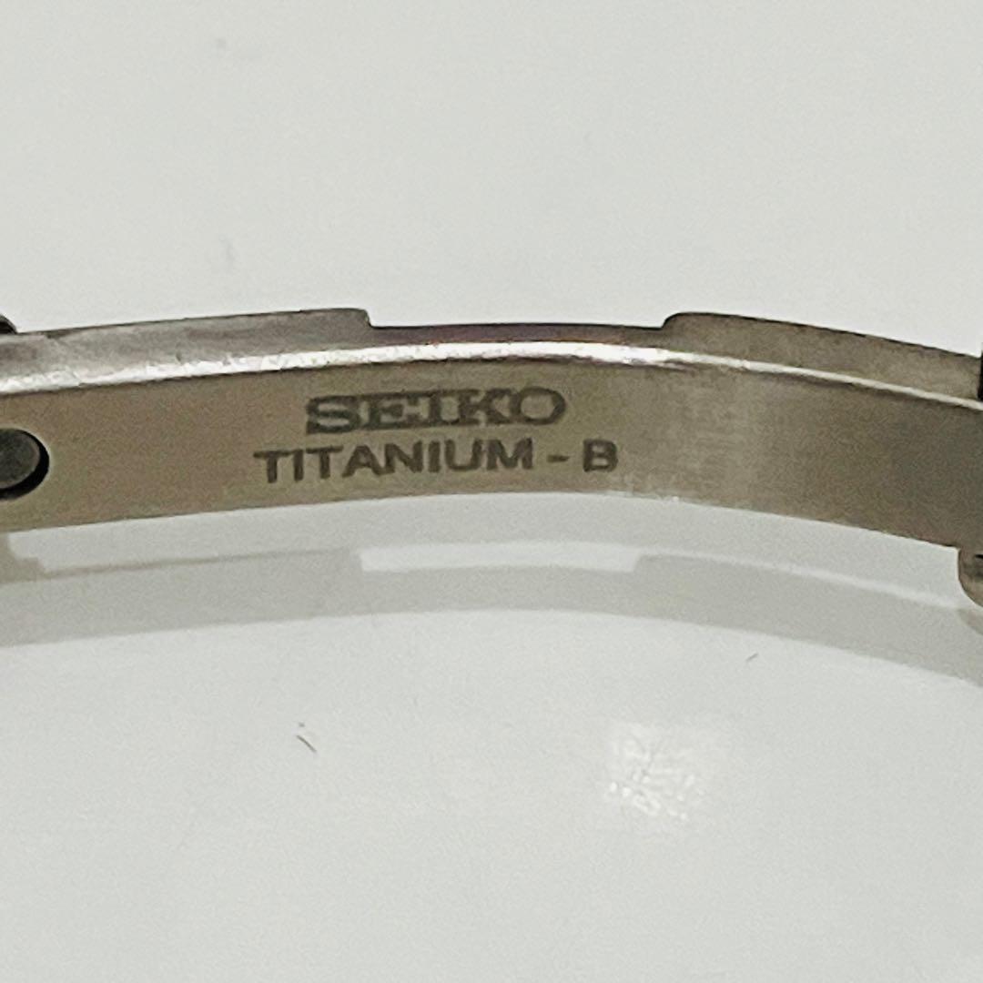 美品 セイコー ルキアSSQV081 チタン 電波ソーラー SEIKO 腕時計