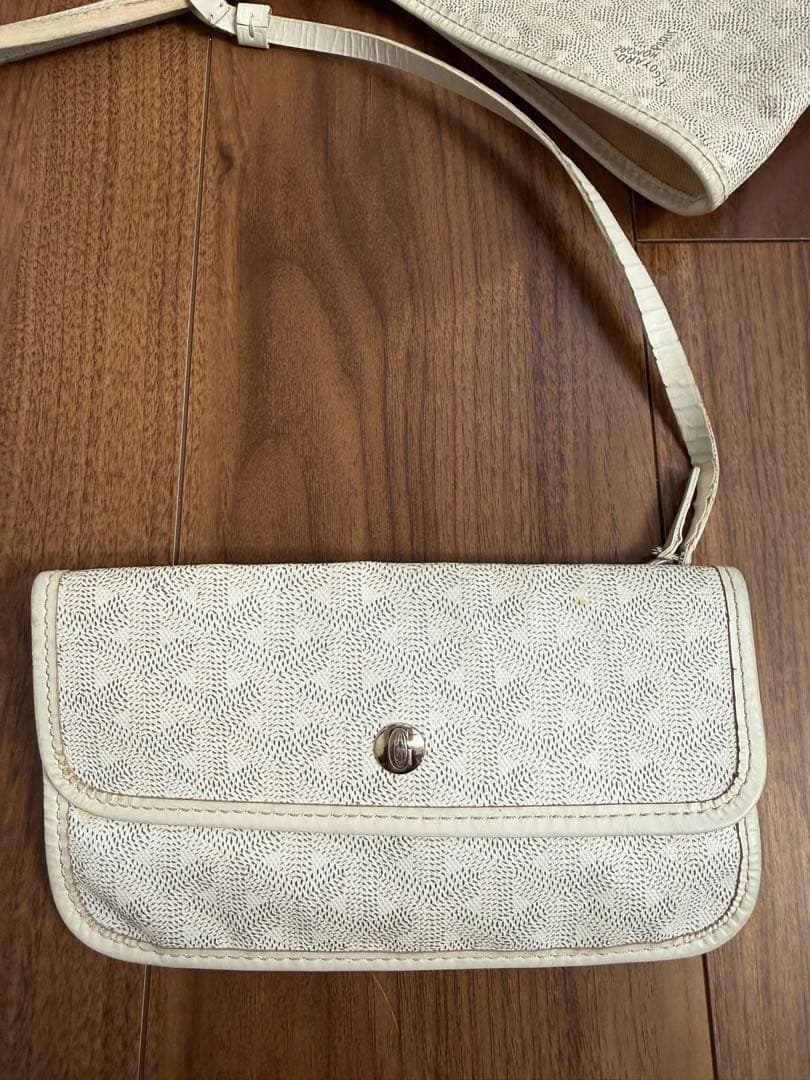 おまけ付き☆GOYARD ゴヤール サンルイ PMホワイト