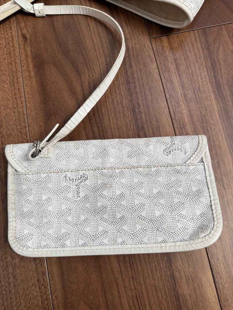 おまけ付き☆GOYARD ゴヤール サンルイ PMホワイト