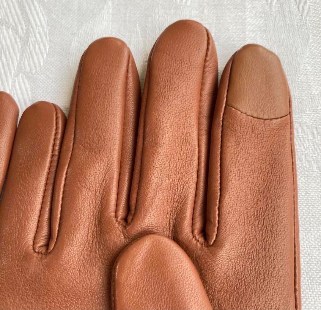 未使用　コーチ COACH 手袋 レディース　レザー グローブ 　7.5サイズ