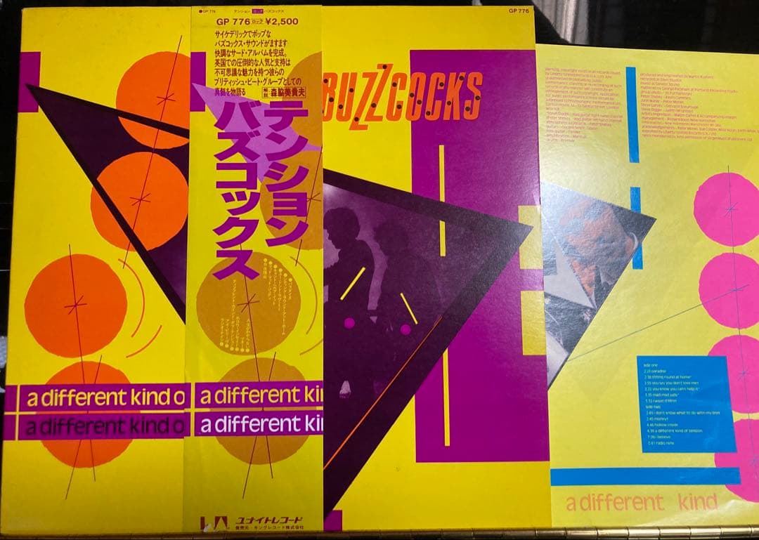 美盤　帯付国内盤Buzzcocks A Different...バズコックス