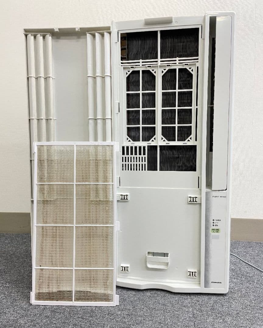 コロナ窓用エアコン 冷房専用2023年製CW-1623R リモコン・取説・窓枠付