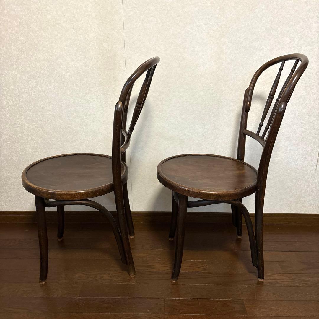 【良品】maruni ヴィンテージ ベントウッドチェア ２脚セット