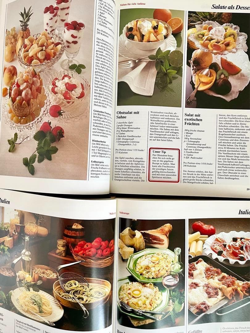 洋書 ビンテージ ドイツ語 レシピ 料理 菓子 パン デザート レトロ スイーツ