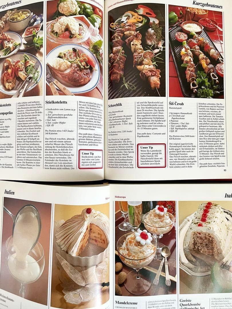 洋書 ビンテージ ドイツ語 レシピ 料理 菓子 パン デザート レトロ スイーツ