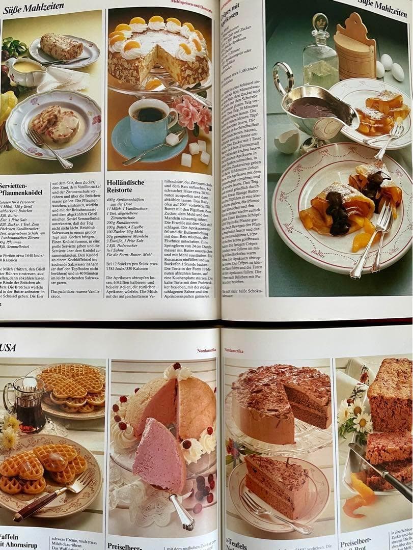 洋書 ビンテージ ドイツ語 レシピ 料理 菓子 パン デザート レトロ スイーツ