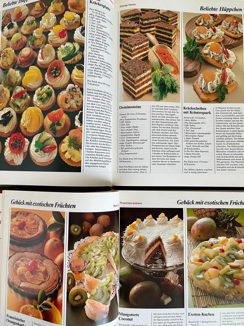 洋書 ビンテージ ドイツ語 レシピ 料理 菓子 パン デザート レトロ スイーツ