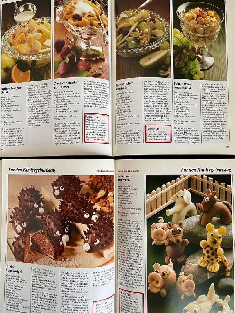 洋書 ビンテージ ドイツ語 レシピ 料理 菓子 パン デザート レトロ スイーツ
