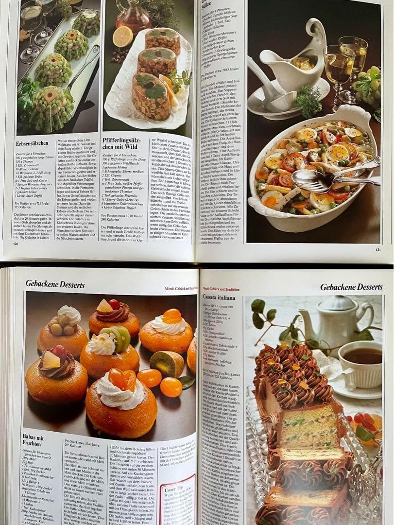 洋書 ビンテージ ドイツ語 レシピ 料理 菓子 パン デザート レトロ スイーツ