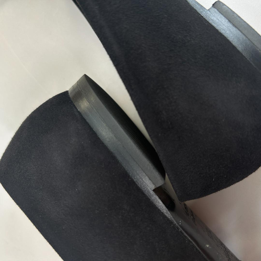 エルメス フラット シューズ パンプス ビルバオ 37.5 ケリー バックル 靴