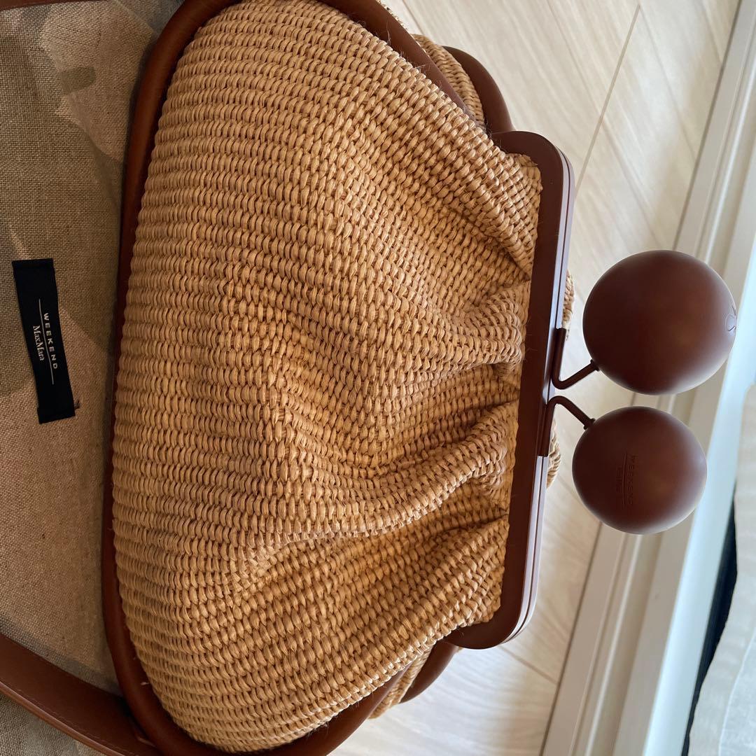 weekend maxmara ストローバッグ