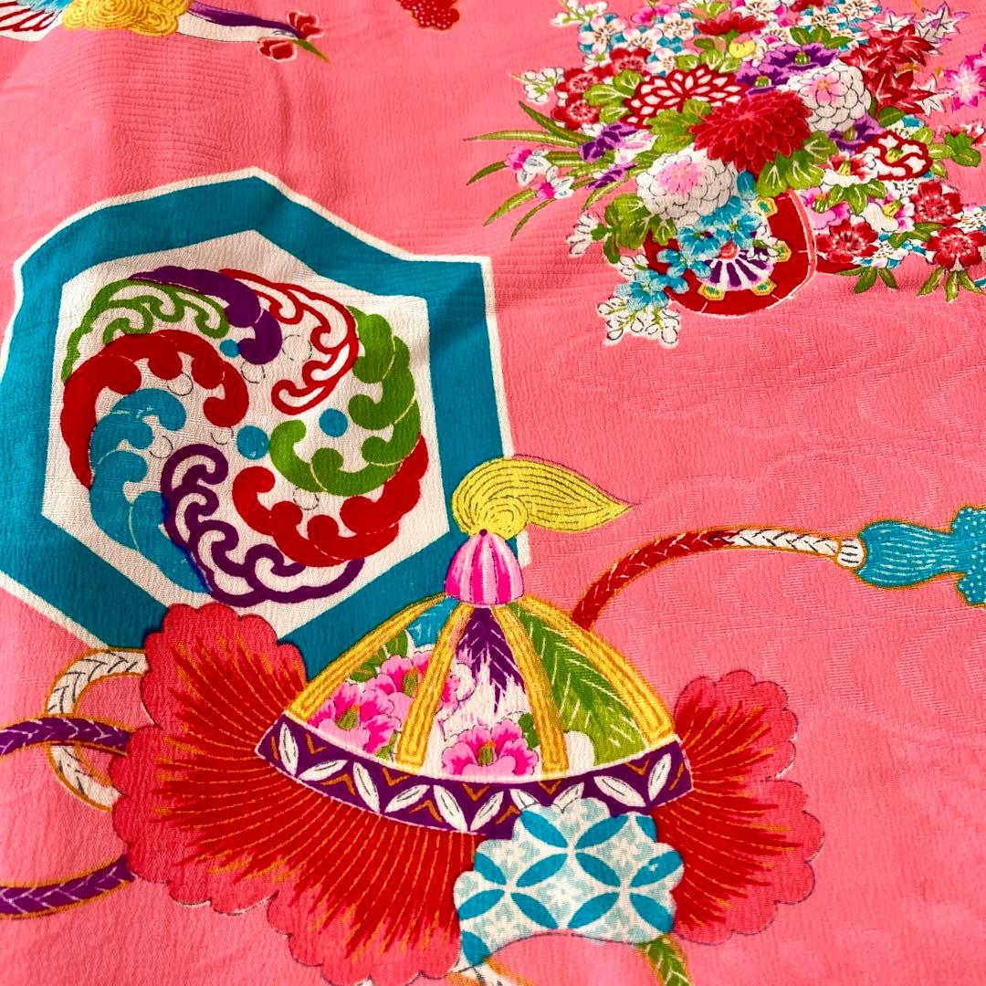 ★ tomo★アンティーク　女の子　子供着物　NO18